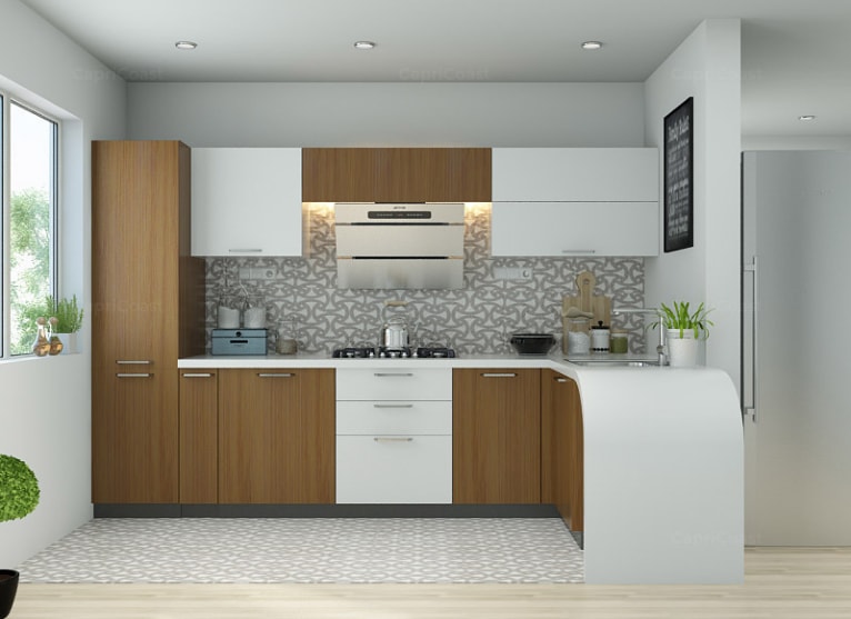 L Shaped Modular Kitchen – Lifestyle Kitchens
